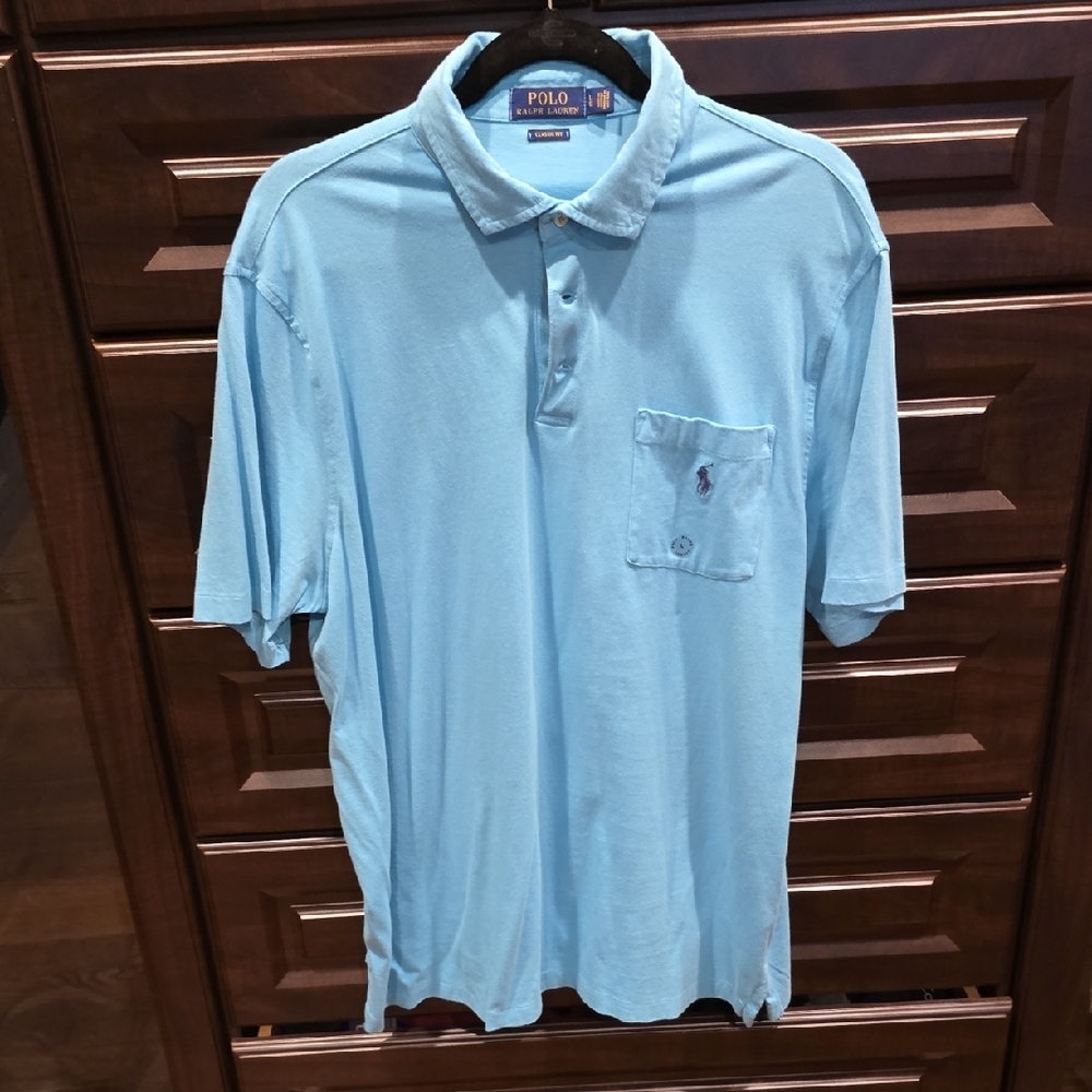Polo by Ralph Lauren Men's Blue Shirt